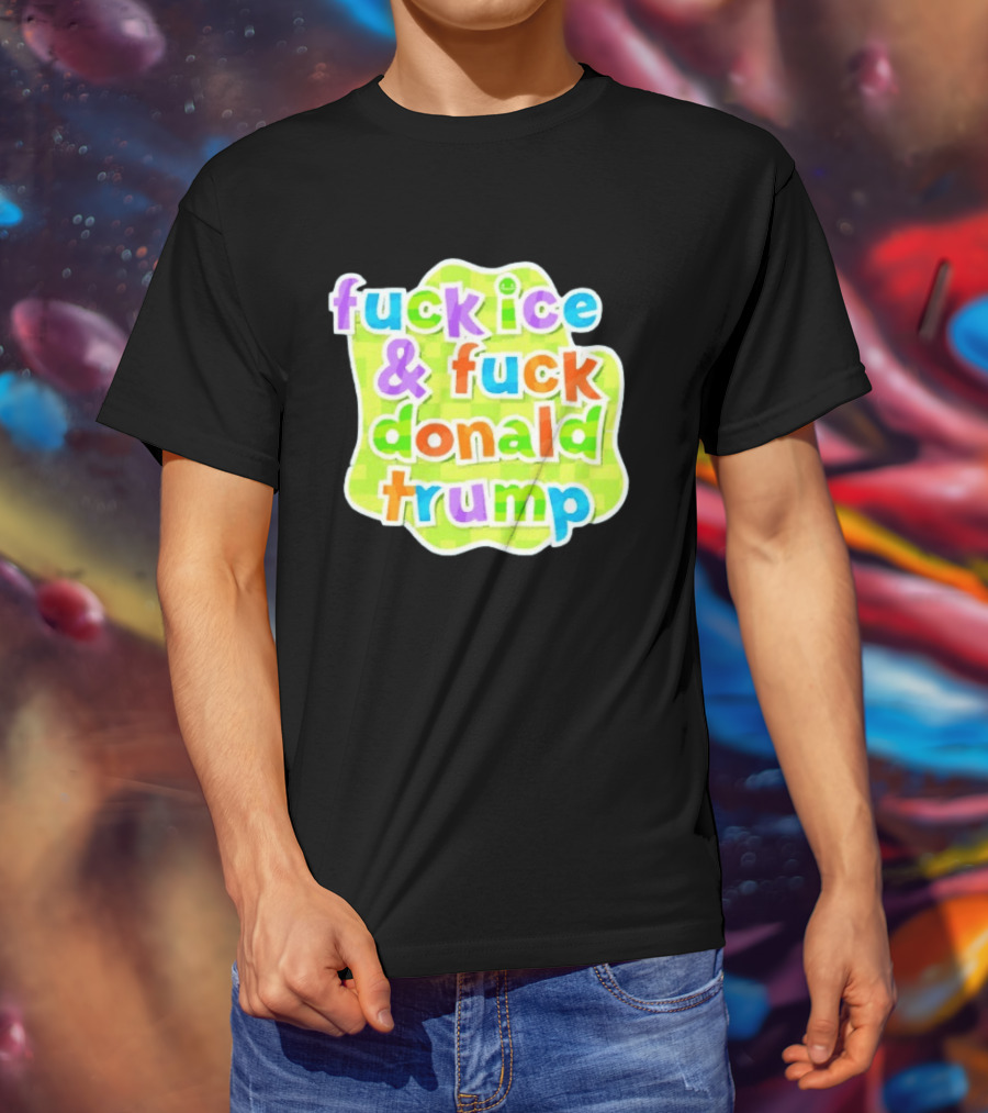 Fuck ICE And Fuck Donald Trump Pokopia Generator T-Shirt