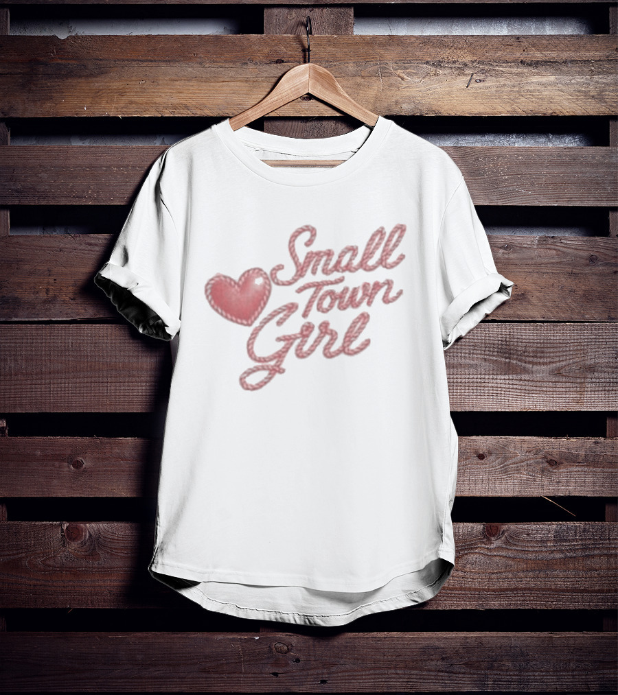 Merchlabs Small Town Girl Heart Stitch Madison Marilla T-Shirt