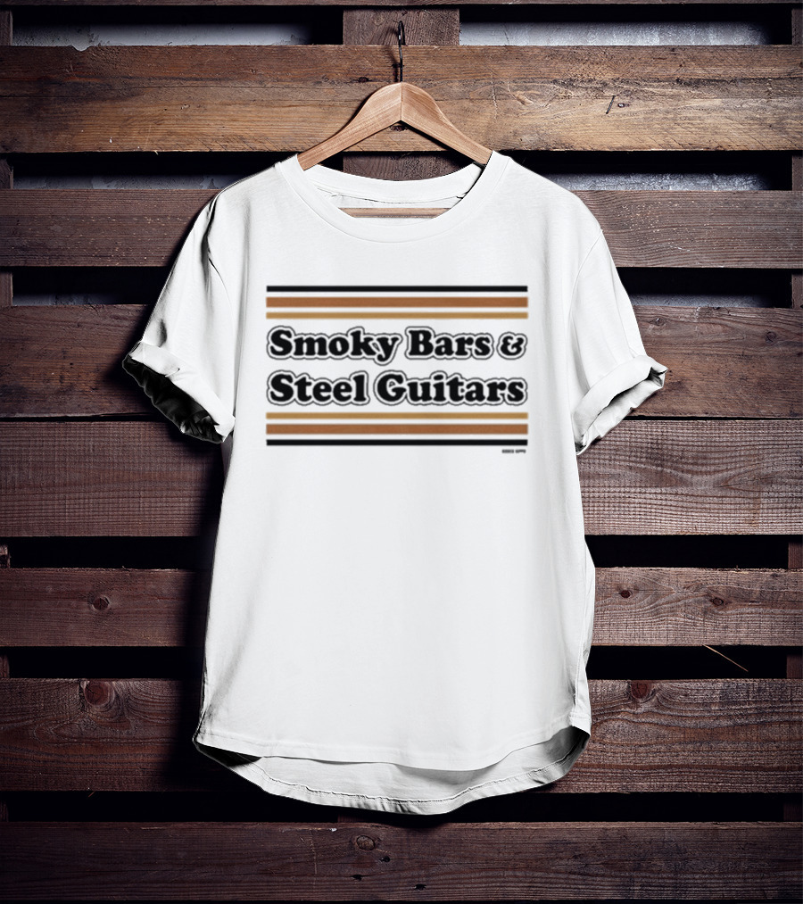 Smoky Bars & Steel Guitars Vintage Ringer T-Shirt