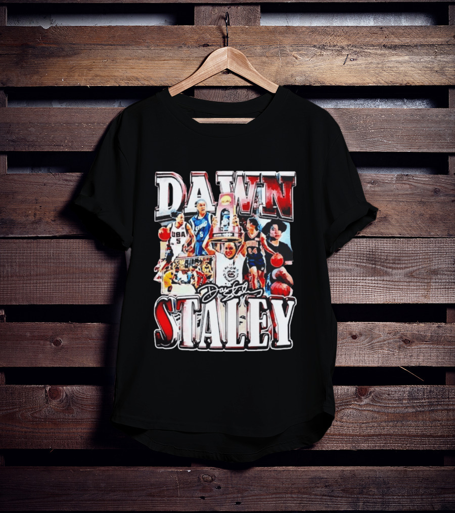 Dawn Staley South Carolina Gamecocks Basketball Collage USA Olympic Champion T-Shirt