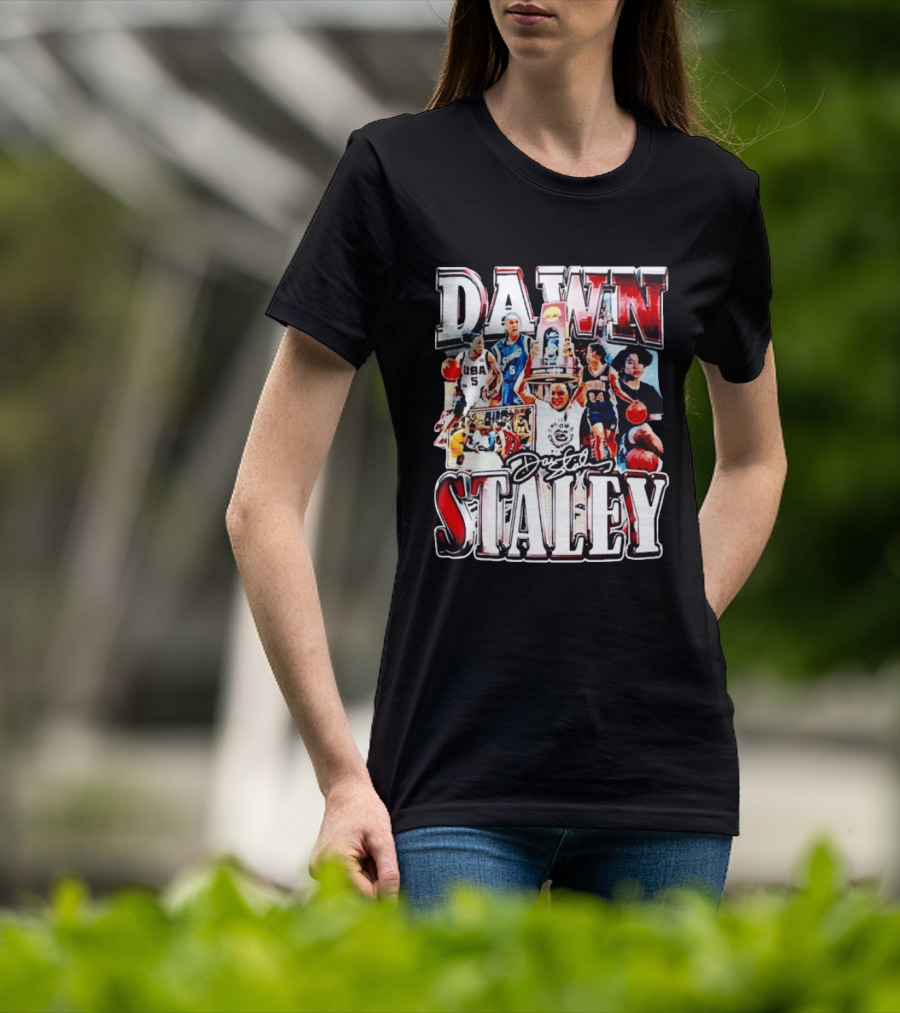 Dawn Staley South Carolina Gamecocks Basketball Collage USA Olympic Champion T-Shirt