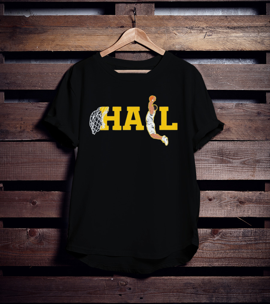 Hail Slam Dunk Michigan Wolverines Yaxel Basketball T-Shirt