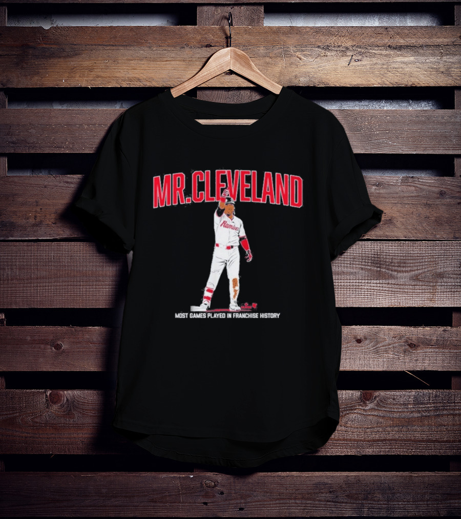 Mr. Cleveland Baseball Icon Jose Ramirez Cleveland Guardians Fan Favorite T-Shirt