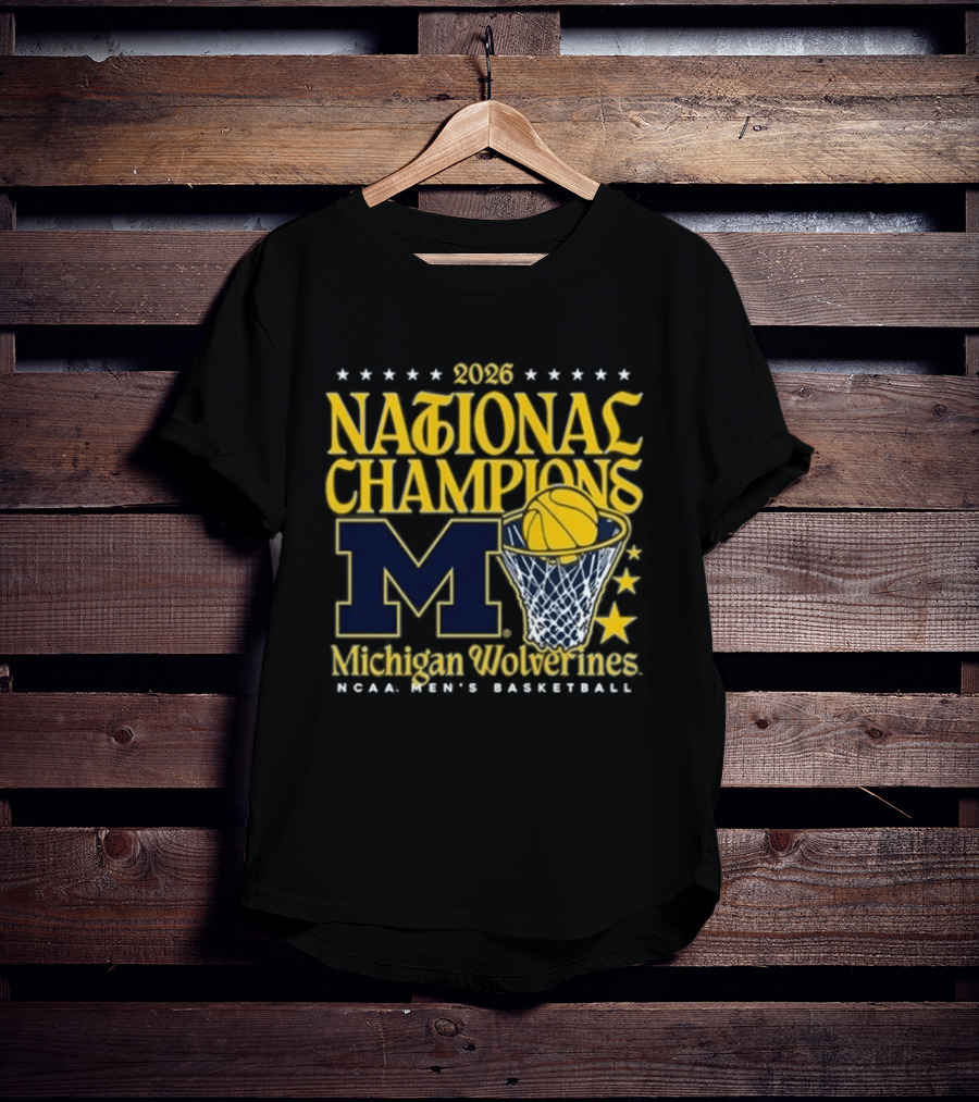 2026 National Champions Michigan Wolverines MBB Women's Basketball T-Shirt