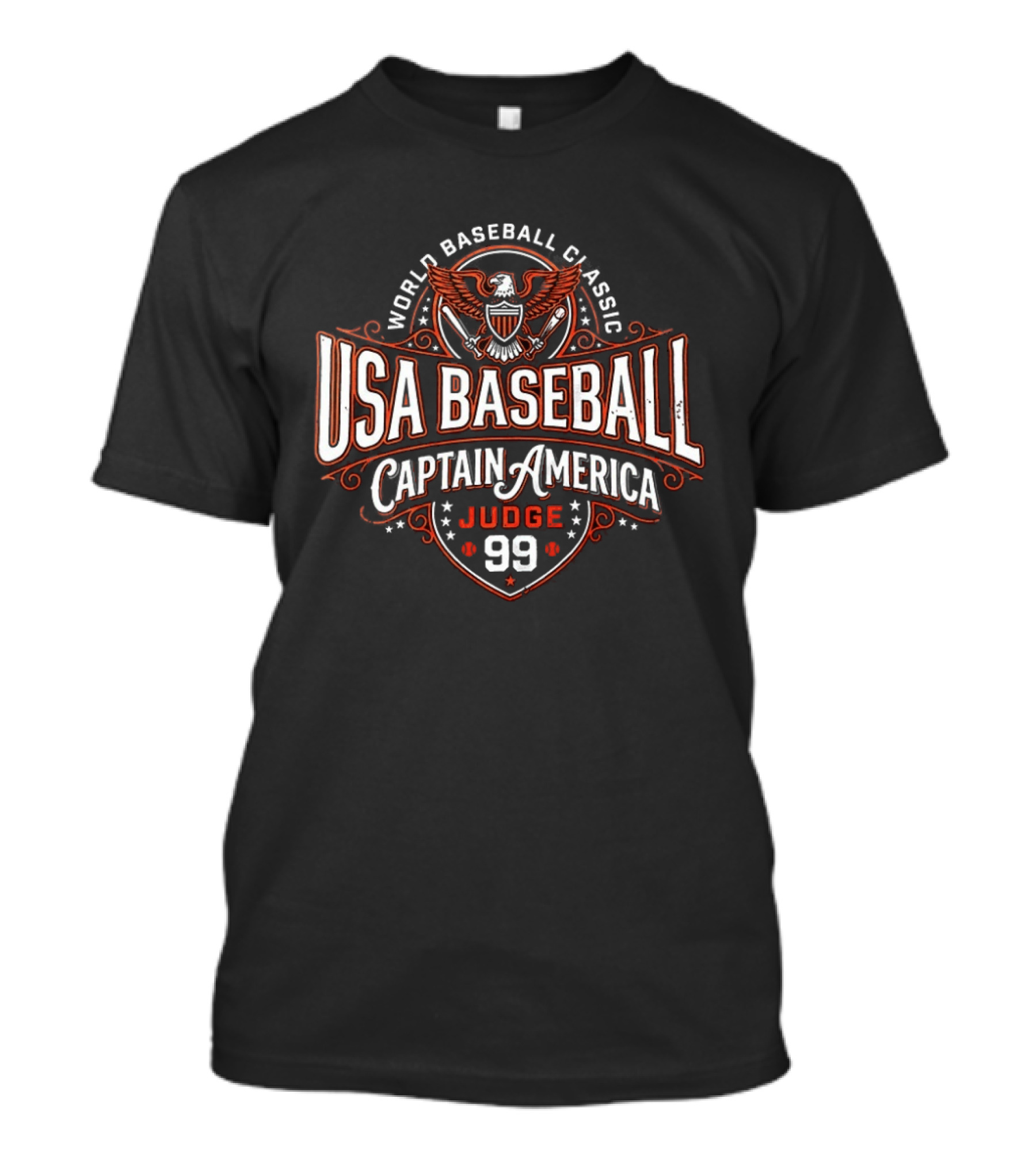 USA Baseball Captain America Judge 99 Independence Wings T-Shirt