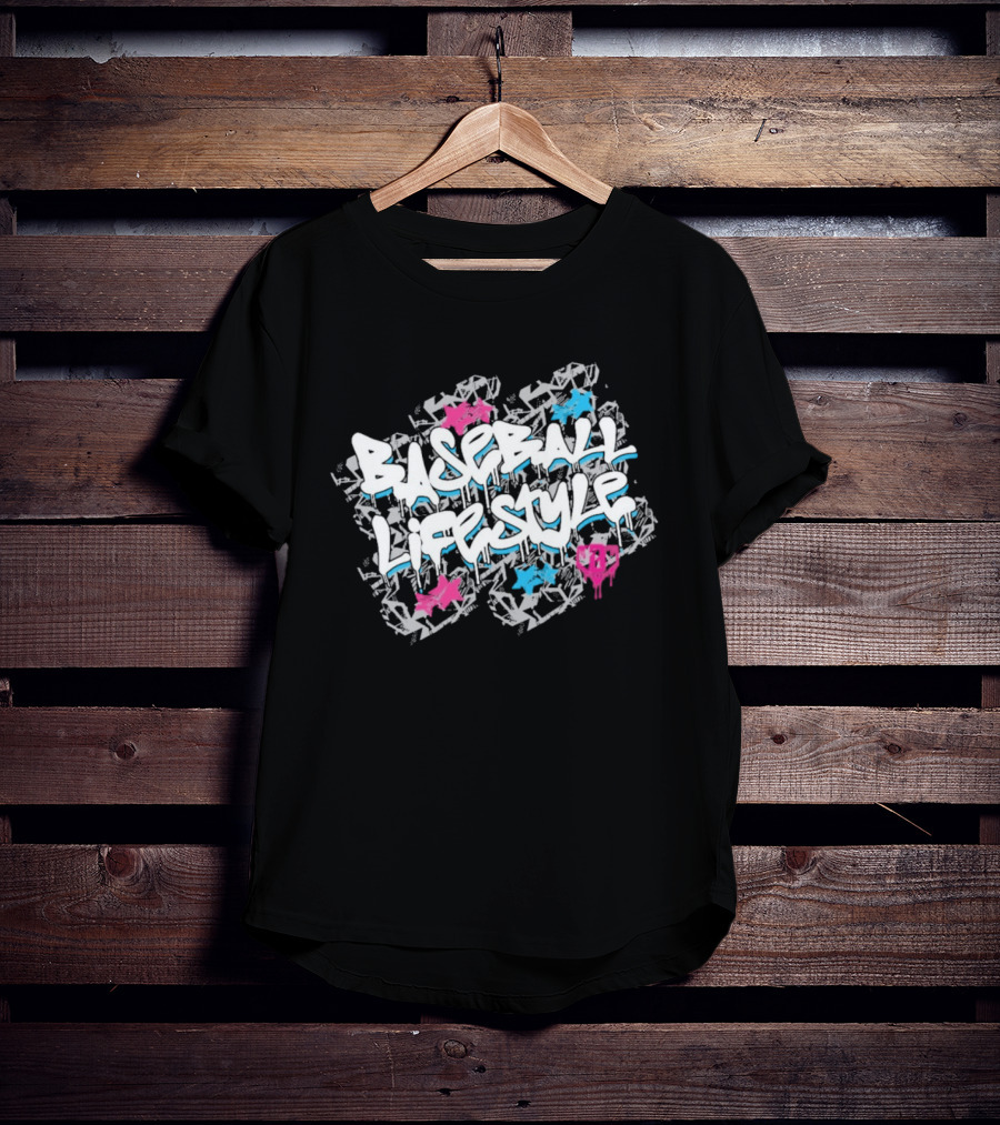 Baseball Lifestyle 101 Youth Tag Graffiti T-Shirt