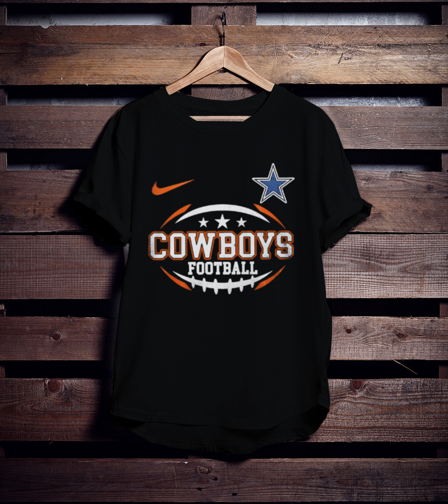 Cowboys Football Nike Star Logo Sports T-Shirt