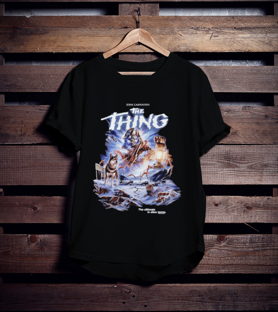 John Carpenter's The Thing The Ultimate In Alien Terror Retro Horror Movie T-Shirt