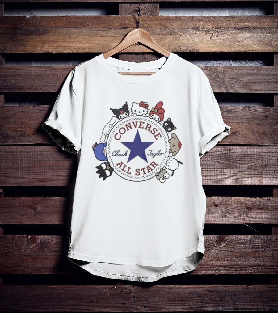 Converse All Star Chuck Taylor Hello Kitty And Friends Collaboration T-Shirt