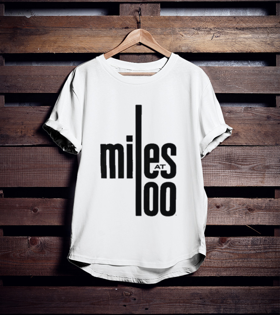 Miles Davis Miles At 100 Black T-Shirt