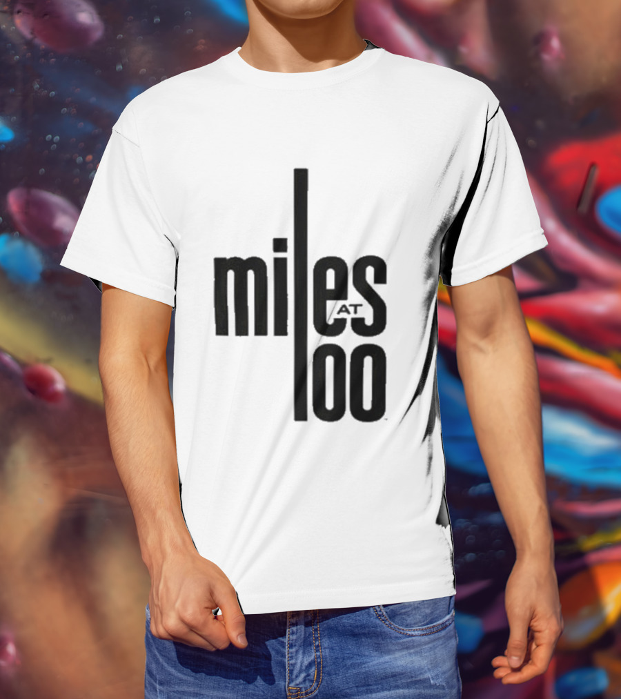 Miles Davis Miles At 100 Black T-Shirt