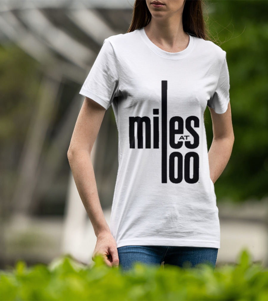 Miles Davis Miles At 100 Black T-Shirt