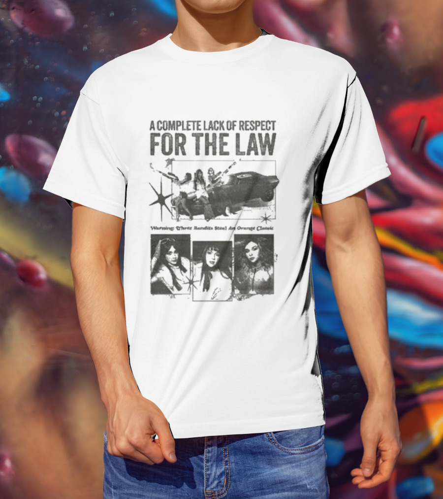 A Complete Lack Of Respect For The Law The Warning Kerosene Newspaper T-Shirt