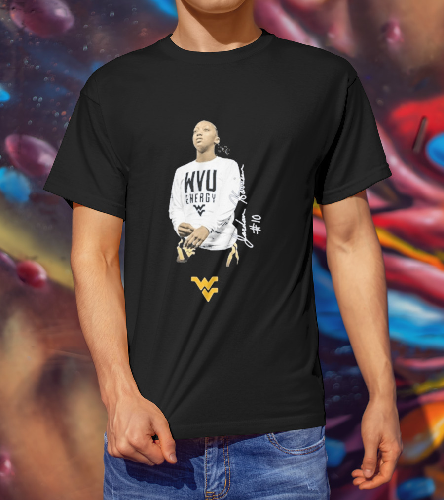 WVU Energy Jordan Harrison #10 West Virginia T-Shirt
