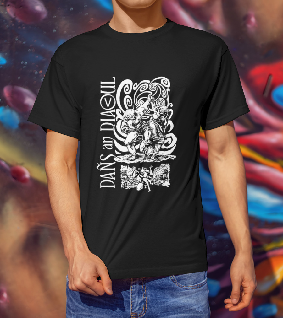 Dans An Diaoul 2026 Spiraling Figures Celtic Dance T-Shirt