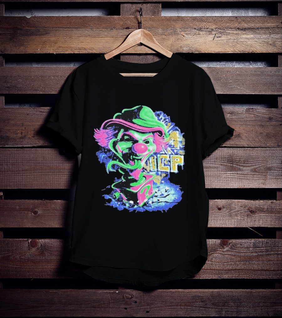 Insane Clown Posse ICP Jack In The Riddle Box Psychedelic Clown T-Shirt