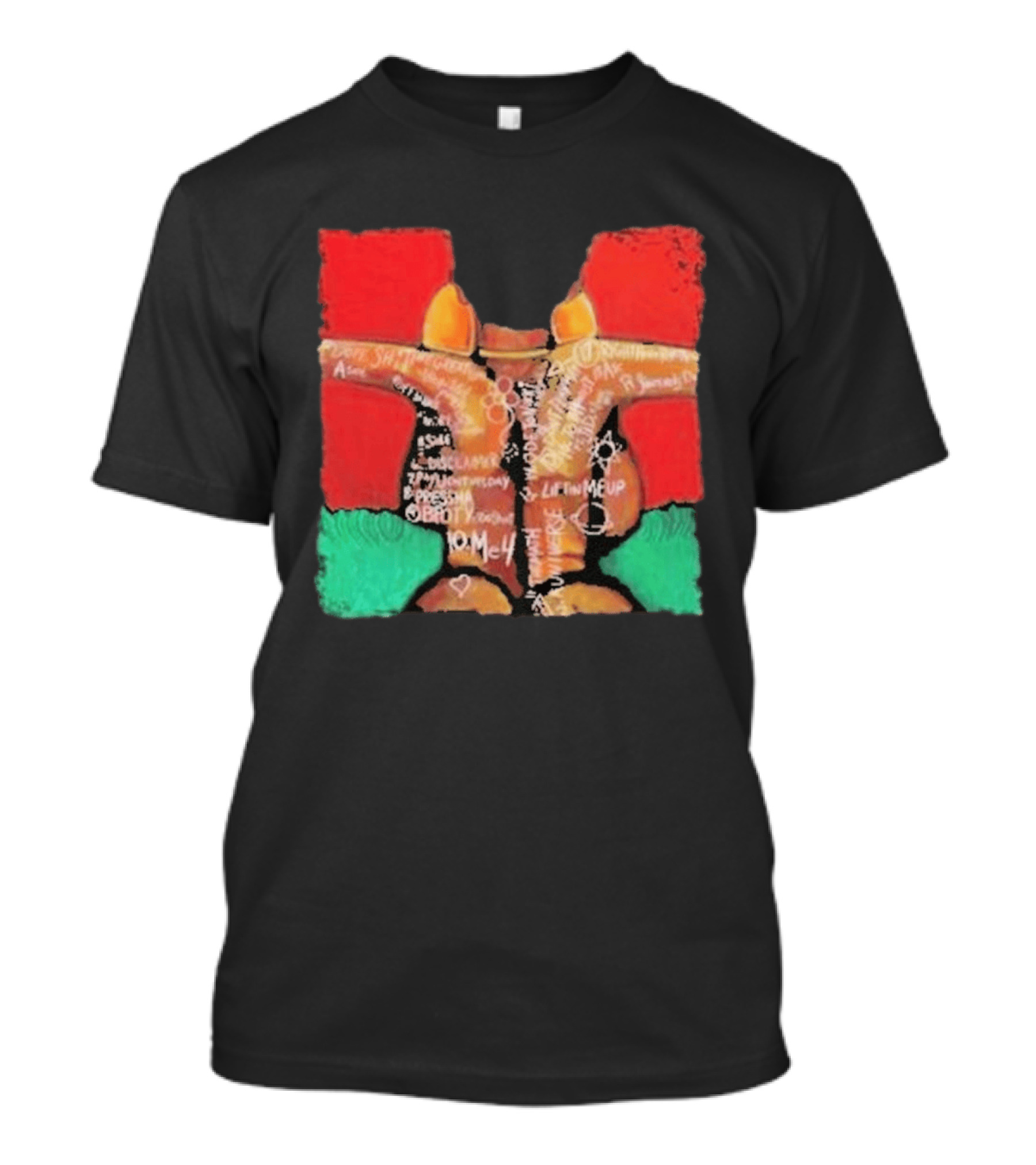 Jill Scott Golden Back Cover Art Twtmc Album T-Shirt