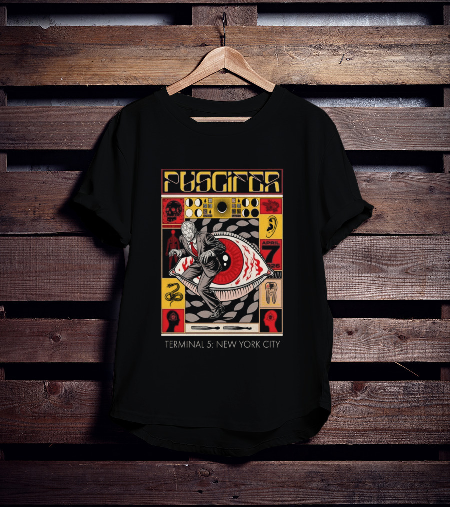 Puscifer Terminal 5 New York City Concert July 4 2026 Eye T-Shirt