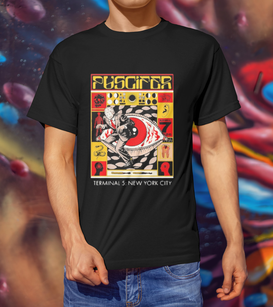 Puscifer The Normal Isn't Tour 2026 Terminal 5 New York City April 7 2026 Surreal T-Shirt