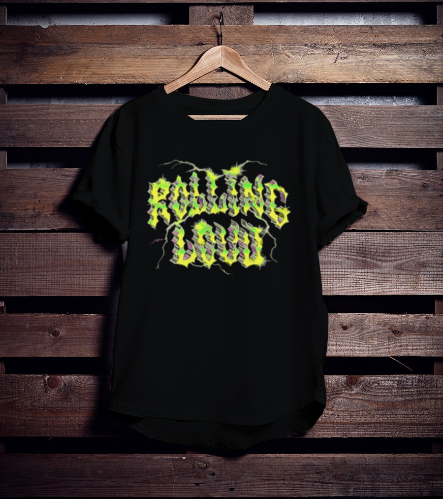 Rolling Loud 2026 Exclusive Lineup Lightning Neon T-Shirt