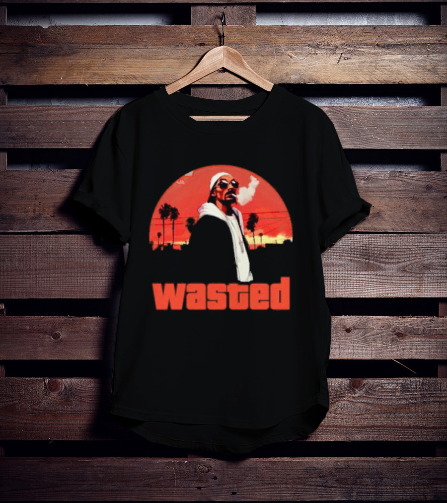 Wasted Sunset Palm Trees Snoop Dogg T-Shirt