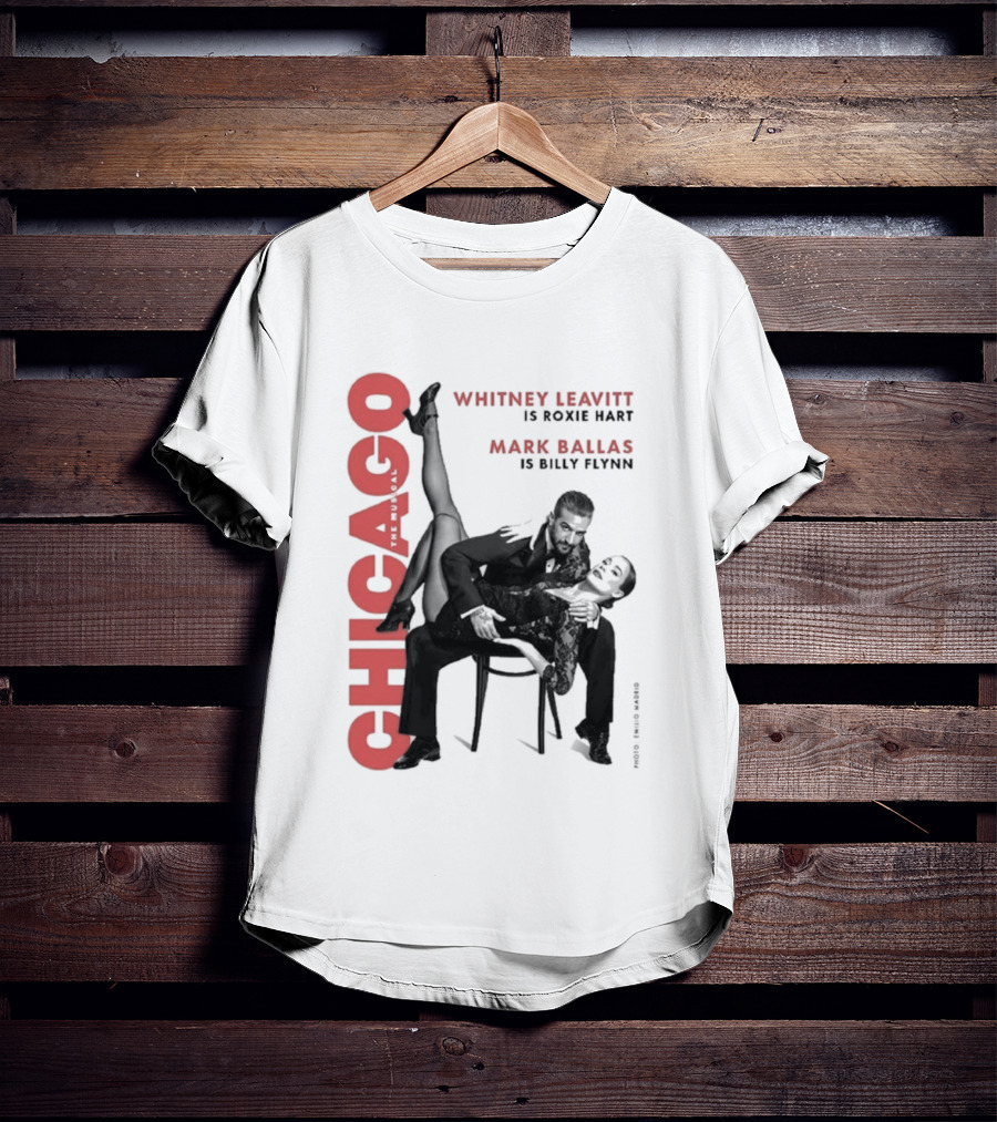 Chicago Whitney Leavitt Roxie Hart Mark Ballas Billy Flynn Emilio Madrid Photo T-Shirt