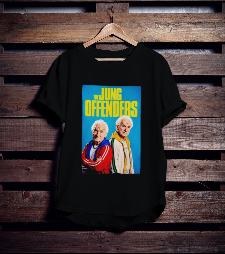 The Jung Offenders Comedy Duo Vintage Look T-Shirt