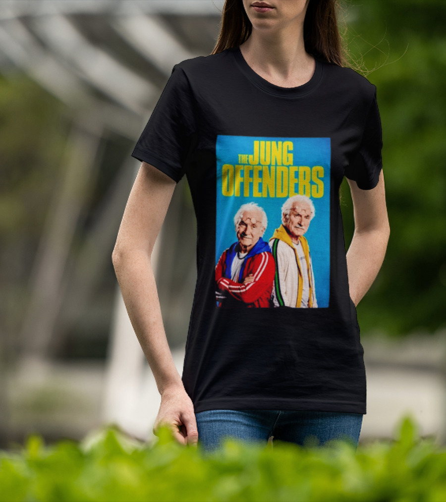 The Jung Offenders Comedy Duo Vintage Look T-Shirt