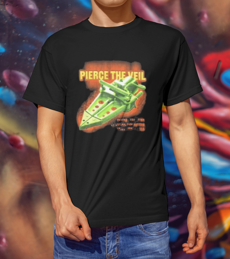 Pierce The Veil Jaws Movie Art Cover T-Shirt