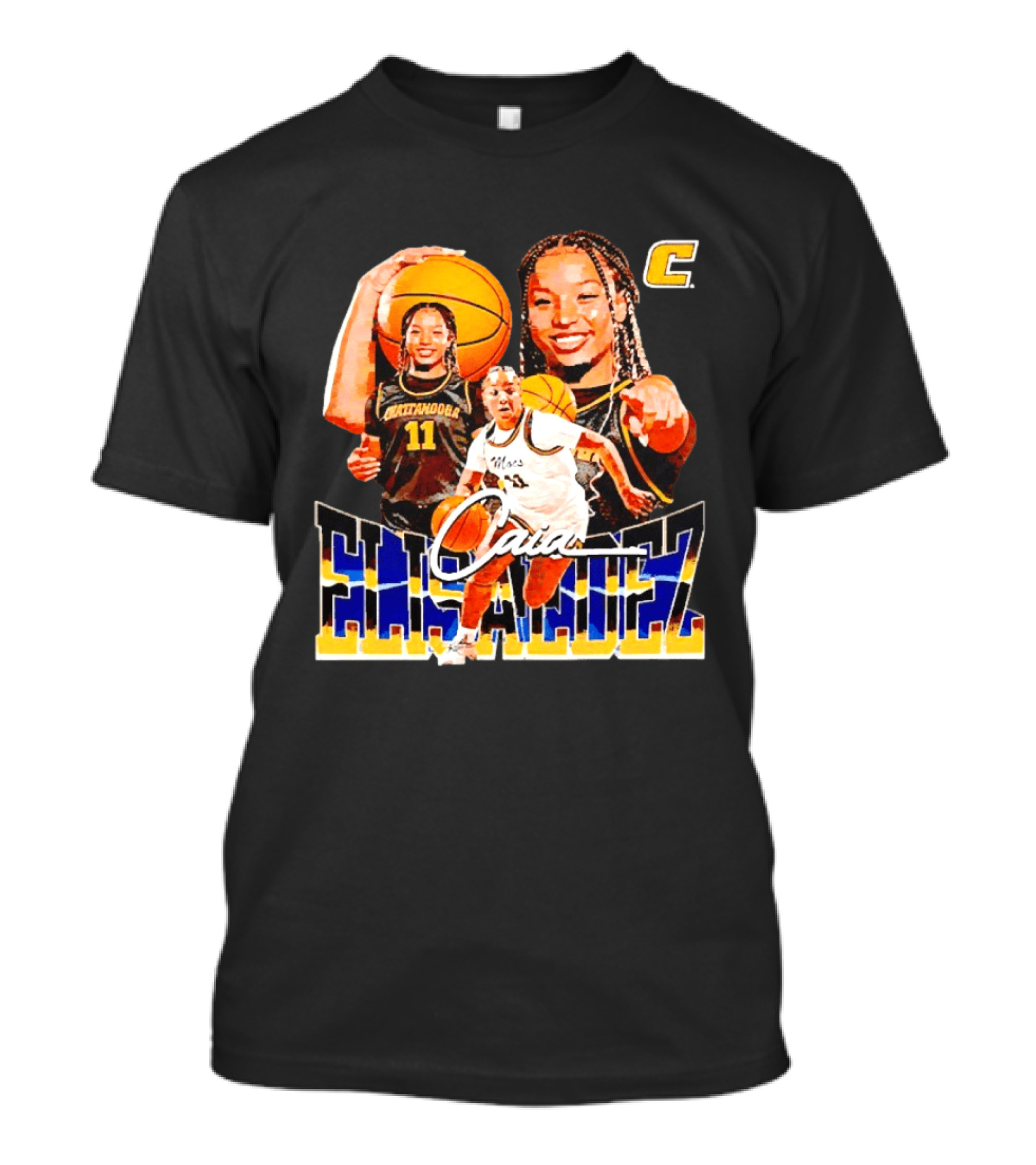 Caia Elisaldez Chattanooga Mocs Basketball Player 11 T-Shirt