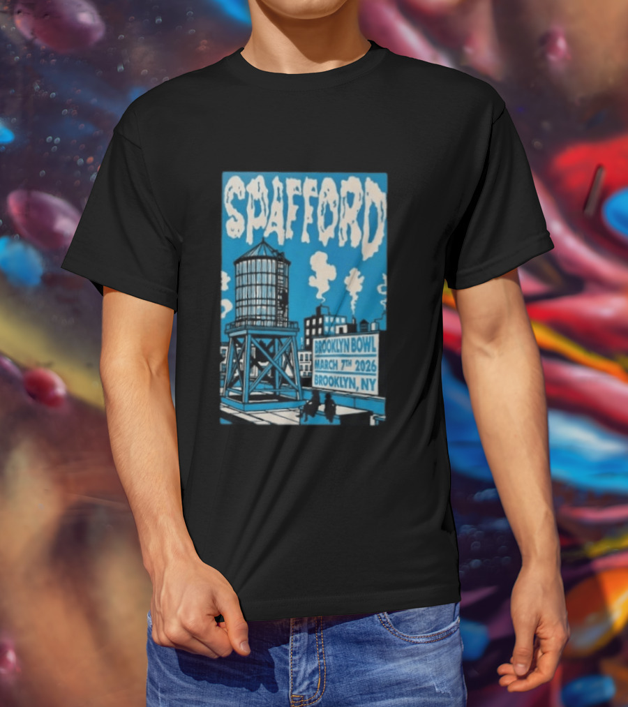 Spafford Brooklyn Bowl March 7th 2026 Brooklyn NY T-Shirt