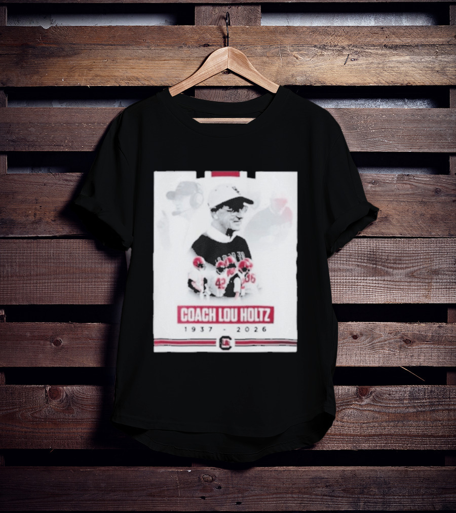 Coach Lou Holtz 1937 2026 Memorial South Carolina Football T-Shirt