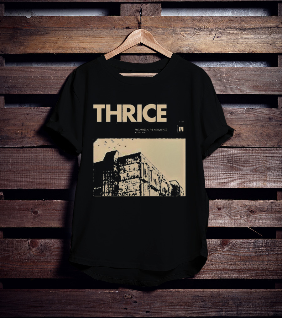 Thrice The Artist In The Ambulance Album Cover Art Building T-Shirt