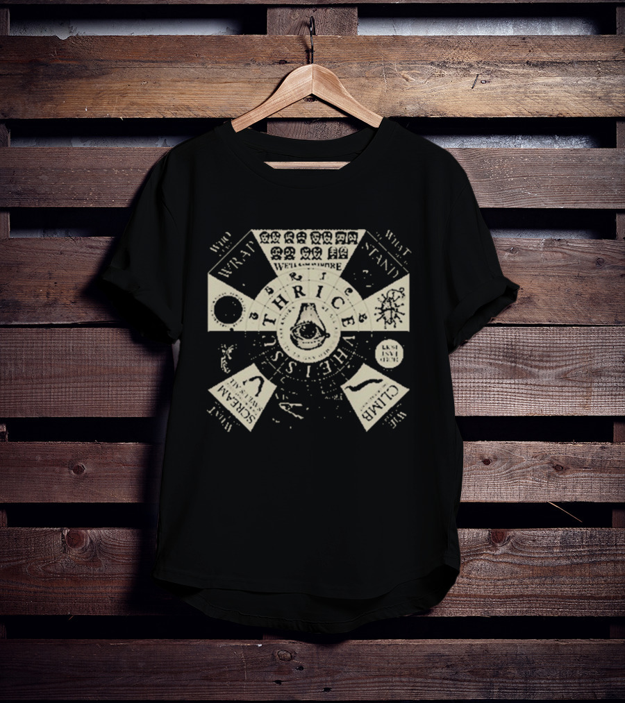 Thrice Vheissu Album Cover With Music Symbols And Mechanical Details T-Shirt