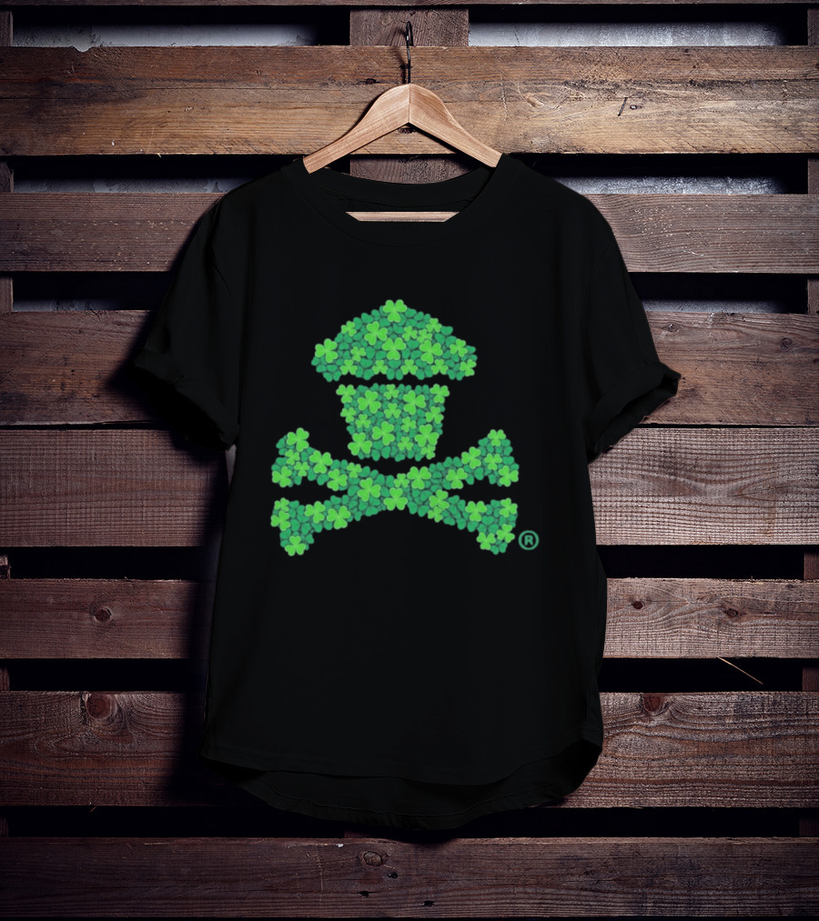 Johnny Cupcakes Clover Cupcake And Crossbones T-Shirt
