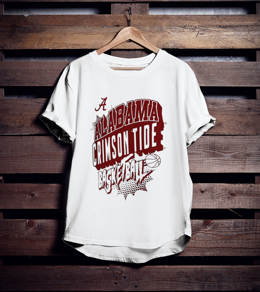 Alabama Crimson Tide Basketball NCAA Team Sports Fan T-Shirt
