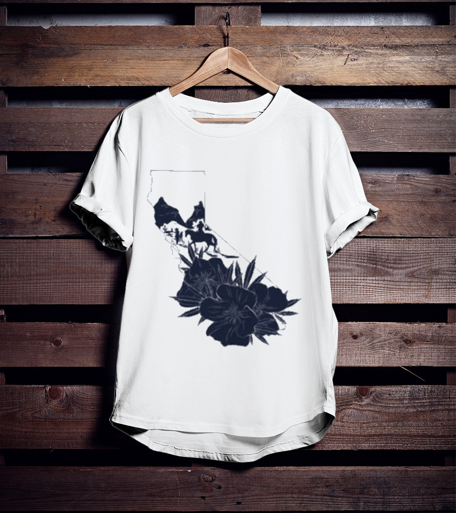 Crooks & Castles Califas California Script Floral T-Shirt
