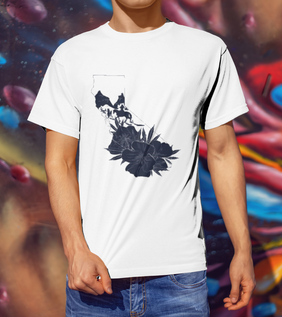 Crooks & Castles Califas California Script Floral T-Shirt