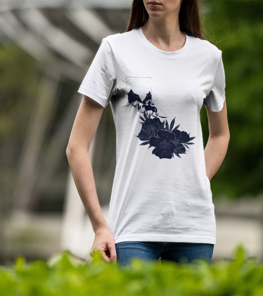 Crooks & Castles Califas California Script Floral T-Shirt
