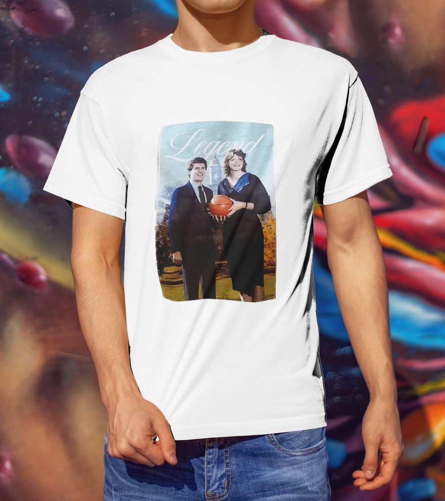 UConn Big East Legend Peggy Myers Basketball Custom T-Shirt