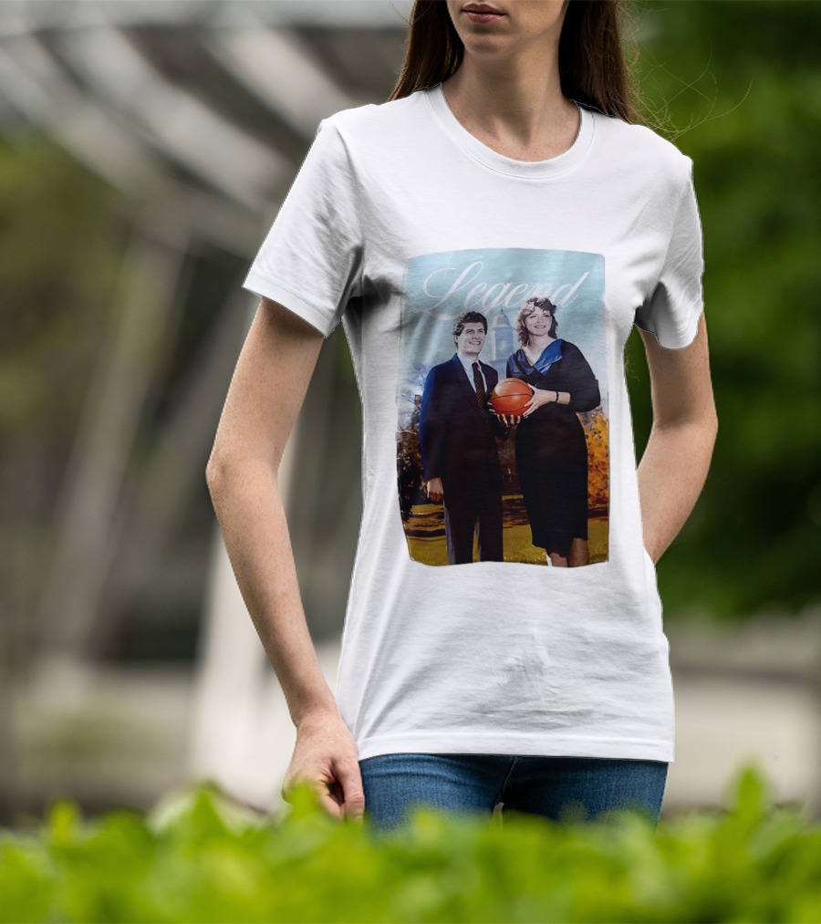 UConn Big East Legend Peggy Myers Basketball Custom T-Shirt
