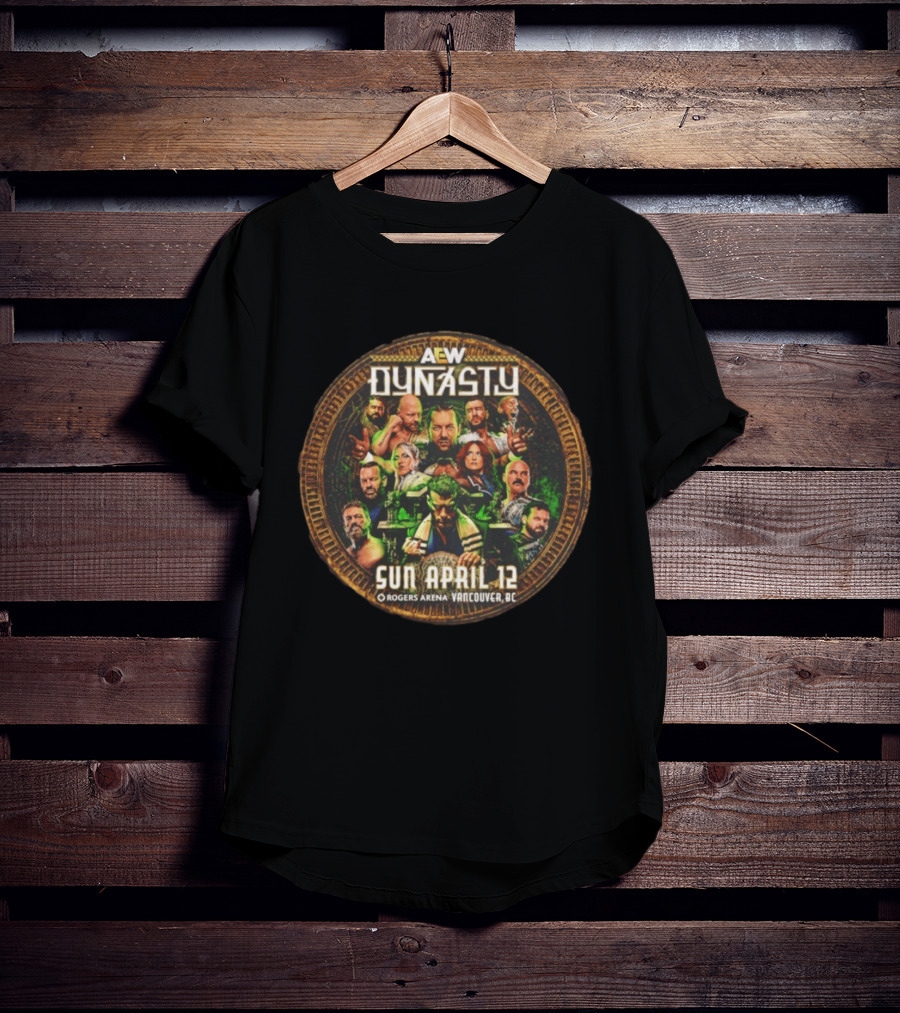 AEW Dynasty 2026 Rogers Arena Vancouver April 12 T-Shirt