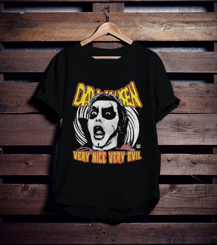 Danhausen Very Nice Very Evil WWE Horror Scream Face T-Shirt
