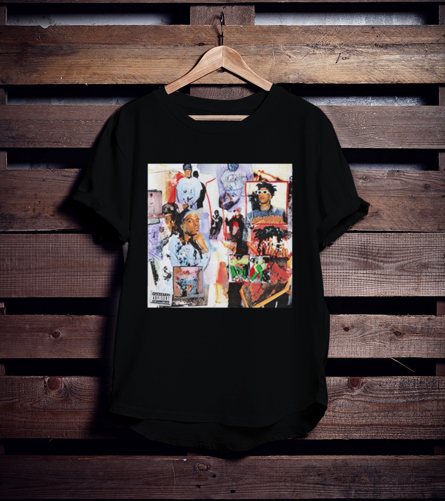Pi'erre Bourne YO!88 Collage Explicit Content Vintage Style Photo Montage T-Shirt
