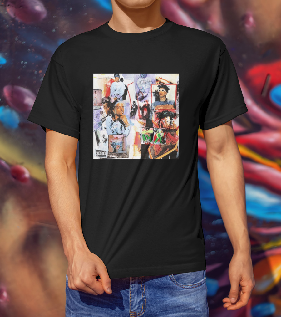 Pi'erre Bourne YO!88 Collage Explicit Content Vintage Style Photo Montage T-Shirt
