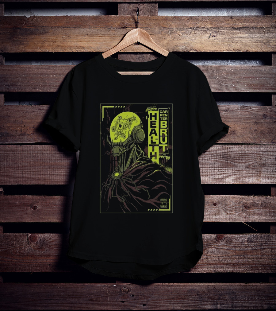 Health And Carpenter Brut Concert Boston 04.17.2026 With Desire T-Shirt