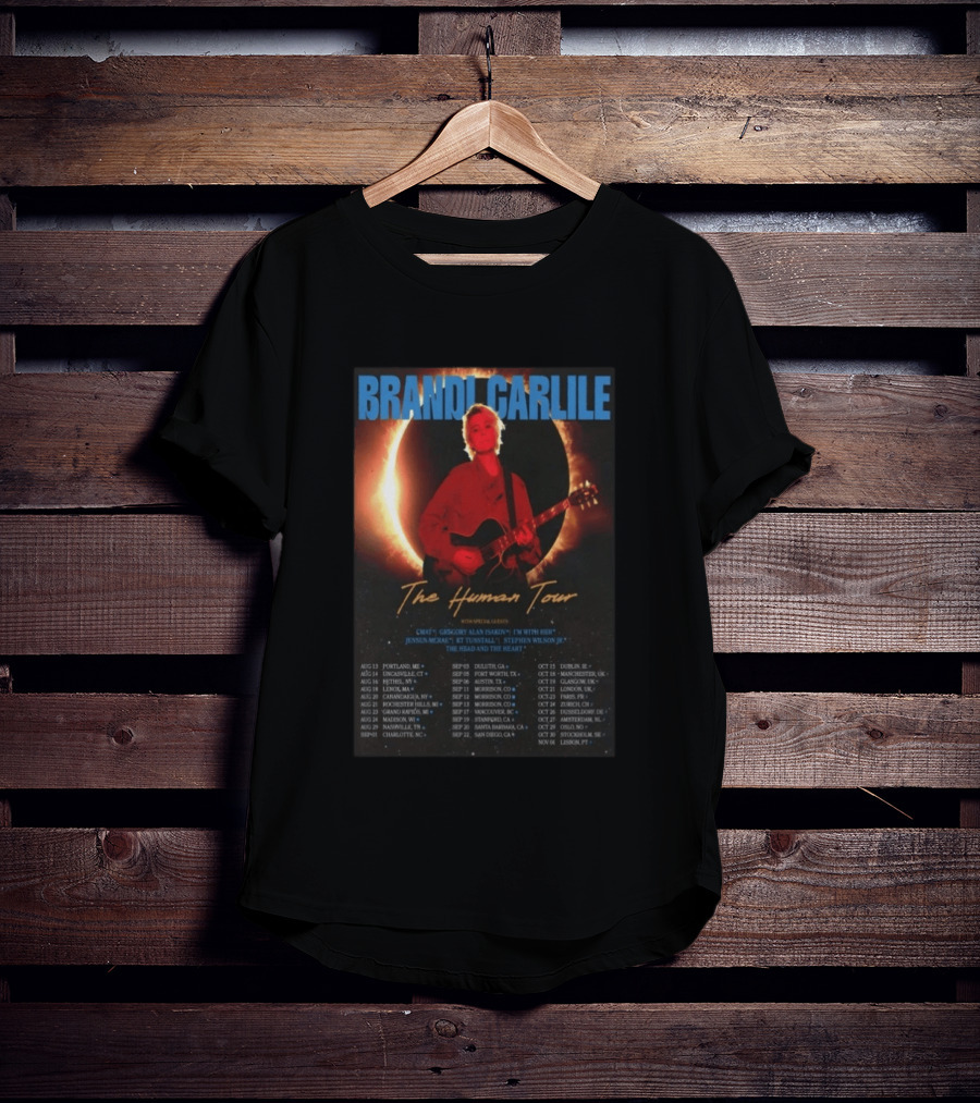 BRANDI CARLILE The Human Tour 2026 Concert Dates And Special Guests T-Shirt