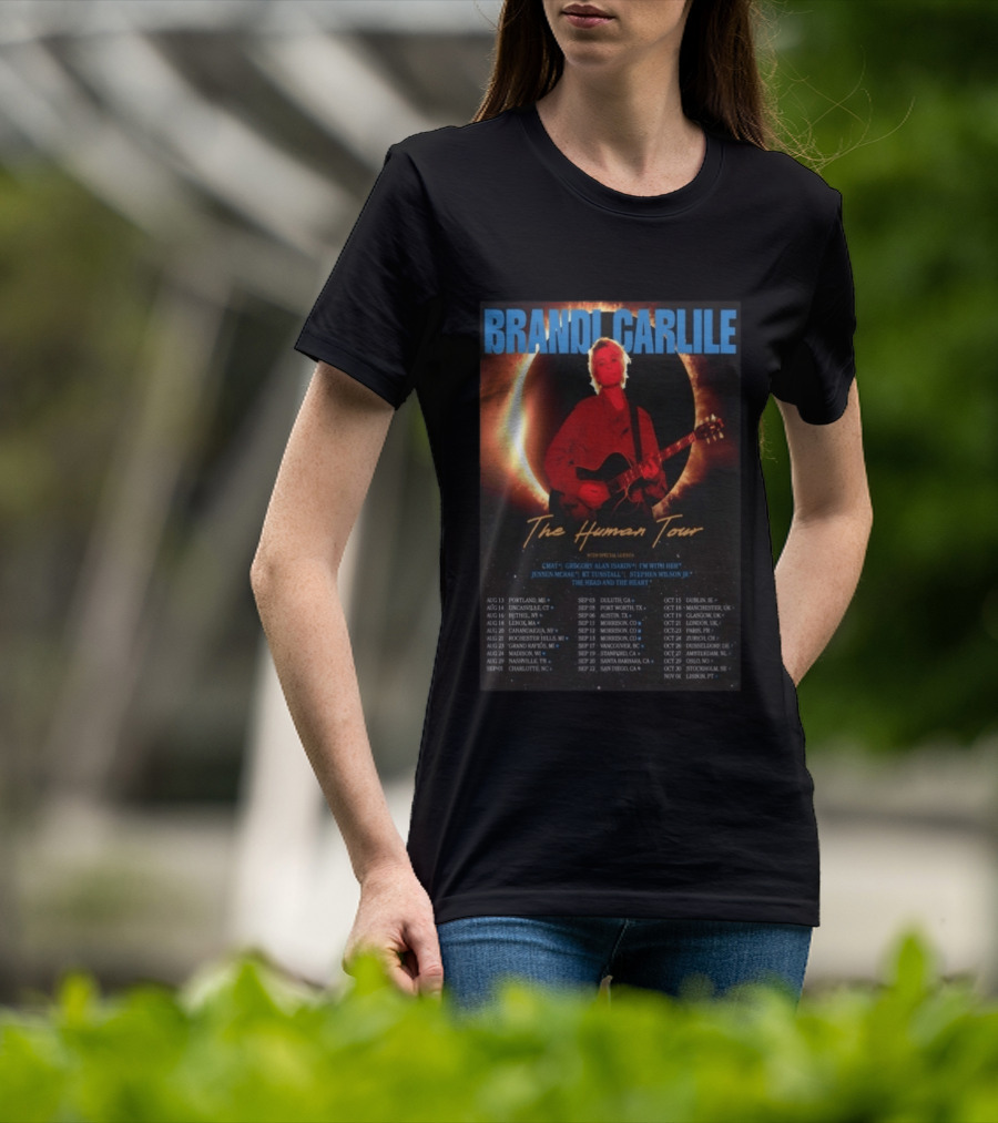 BRANDI CARLILE The Human Tour 2026 Concert Dates And Special Guests T-Shirt