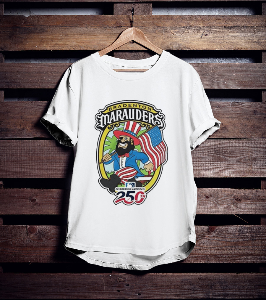 Bradenton Marauders Celebrating America's 250th Independence Day 2026 T-Shirt