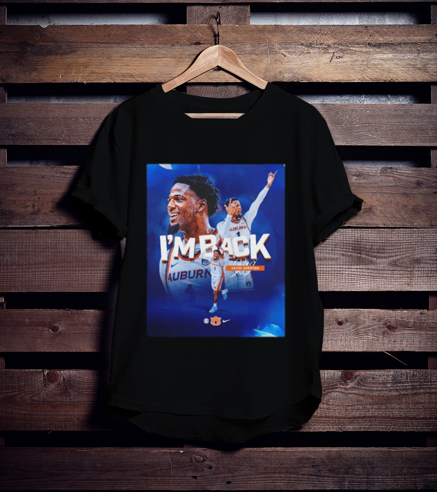 I'm Back Kevin Overton Auburn Tigers Basketball Auburn Nike T-Shirt